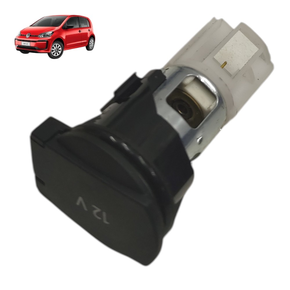 Tomada acendedor 12V vw up 2015 2016 2017 2018 2019 2020 21 1
