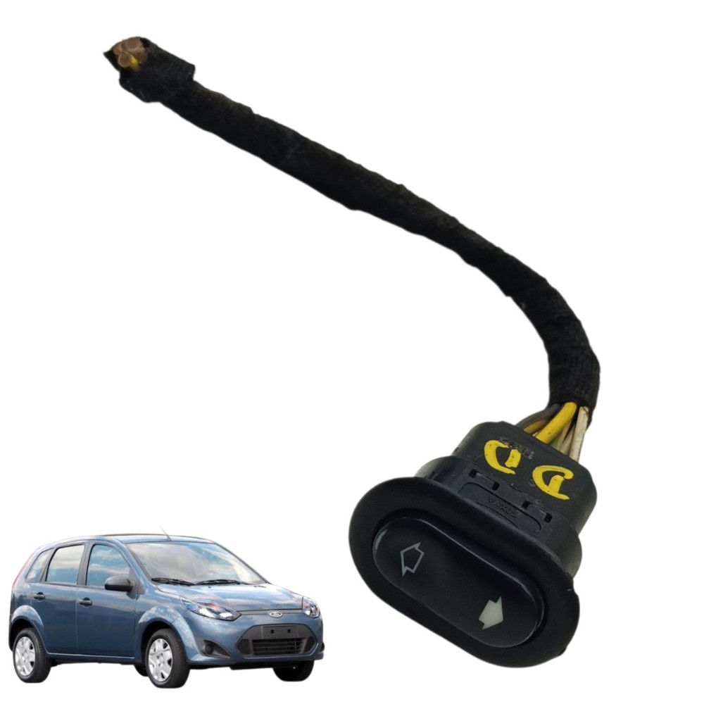 Botão vidro elétrico dianteiro direito ford fiesta 2013 2014