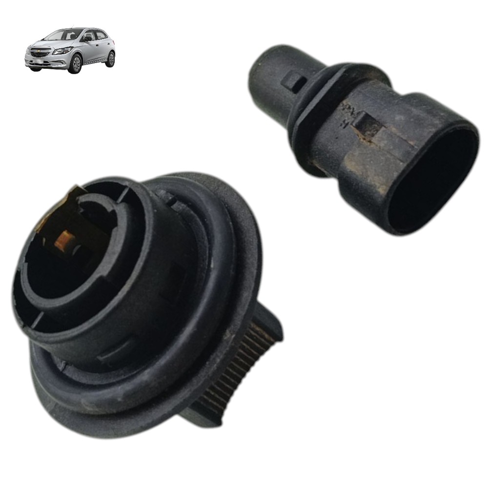 Soquete Lâmpada Pisca Pingo Farol Gm Onix Prisma 2013 A 2019 Preto 1