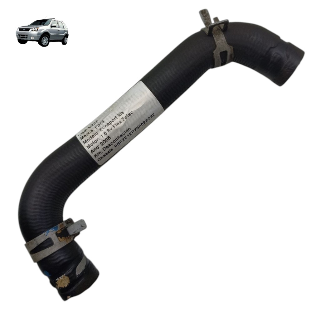 Mangueira Respiro Tampa Válvula Ford Ecosport 1.6 Zetec 2006 Preto 1