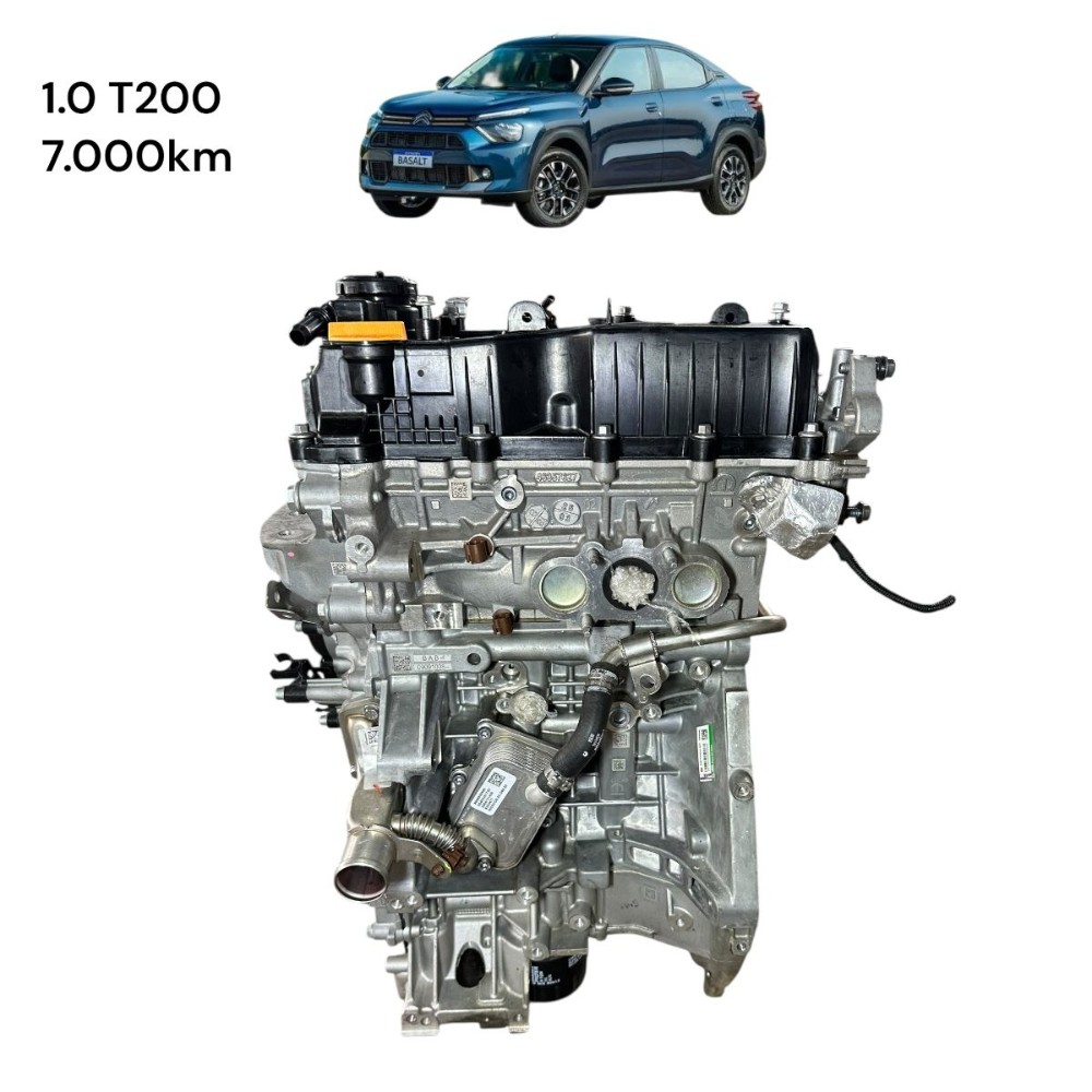 Motor Parcial T200 1.0 Basalt C3 208 Pulse Fastback 2025 1