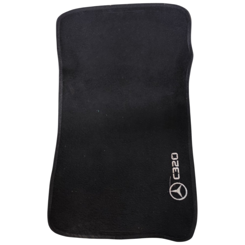 Jogo Tapete Carpete Mercedes C230 2003 2004 2005 2006 2007 Preto 5