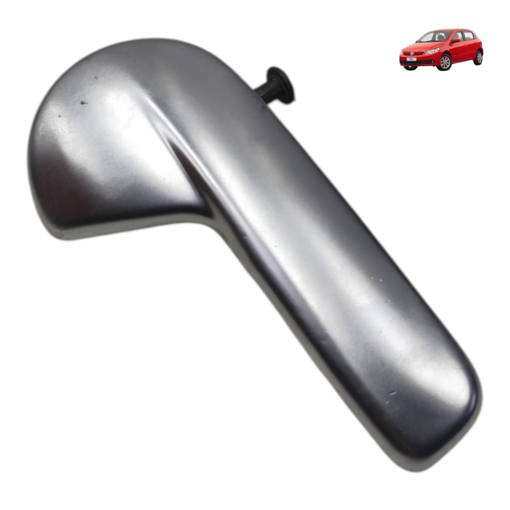 Maçaneta Interna Direita Vw Gol G5 2008 2009 2010 2011 2012 Prata Dianteira/traseira