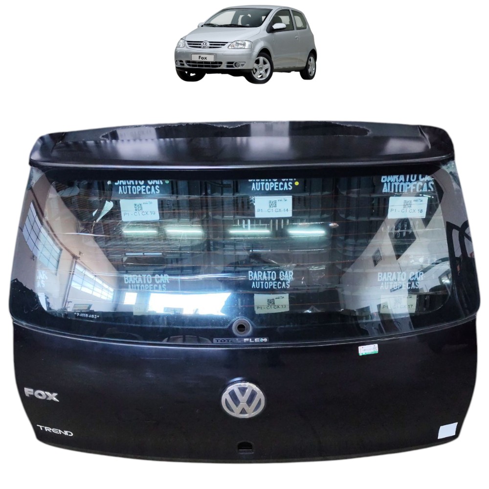 Tampa traseira VW Fox 2010 2009 2008 2007 2006 2005 2004 03
