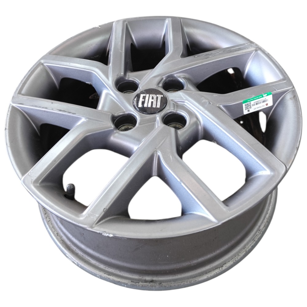 Roda Liga Leve Aro 15 4×98 Fiat Argo Cronos Strada Detalhe Grafite 2