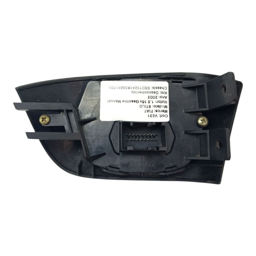 Comando Botão Luz Painel Farol Fiat Stilo 2003 2004 2005 06 3