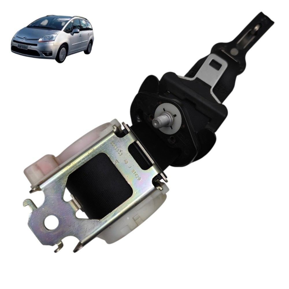 Cinto segurança traseiro esquerdo 7 grand c4 picasso 2008