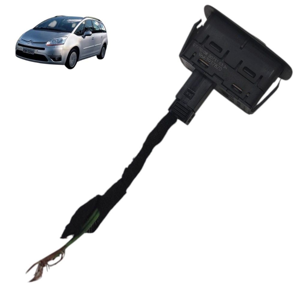 Botão vidro traseiro esquerdo Citroen Grand C4 2008 2009 10 1