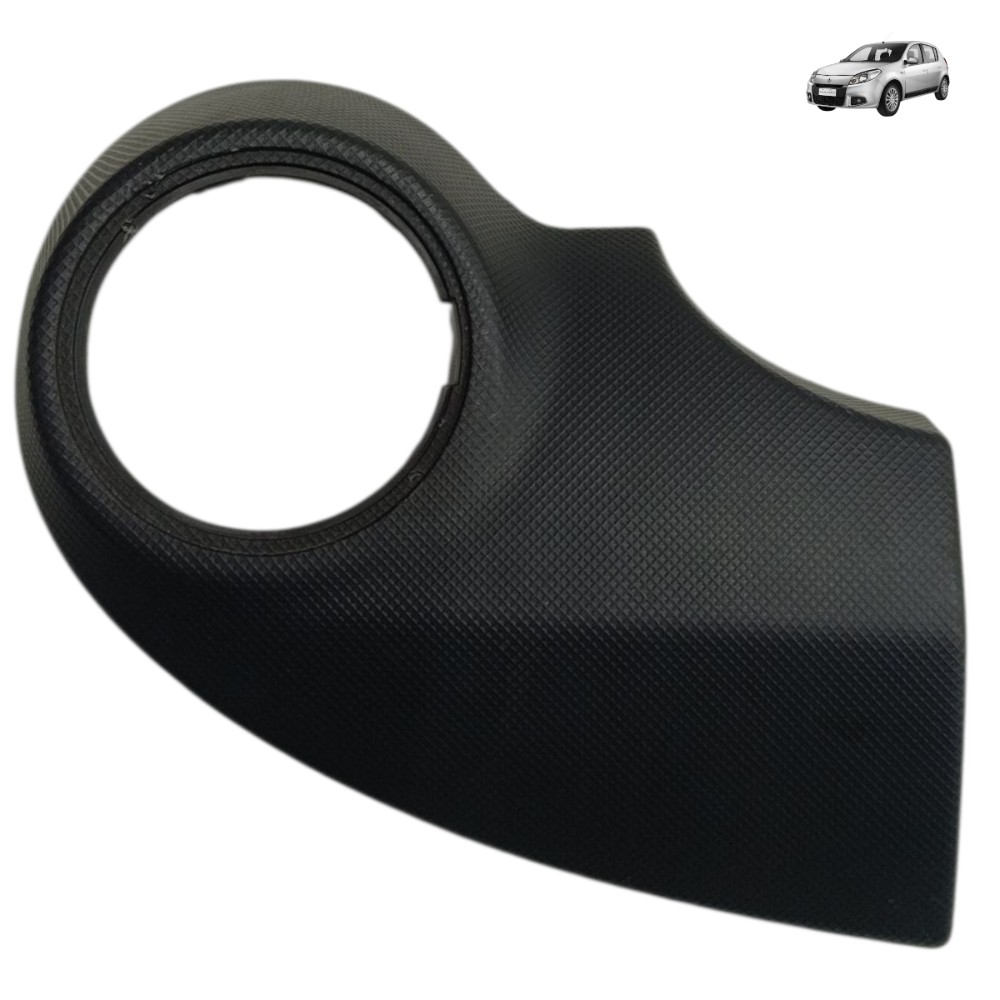 Moldura lado esquerdo painel Renault Sandero 2012 2013 2014