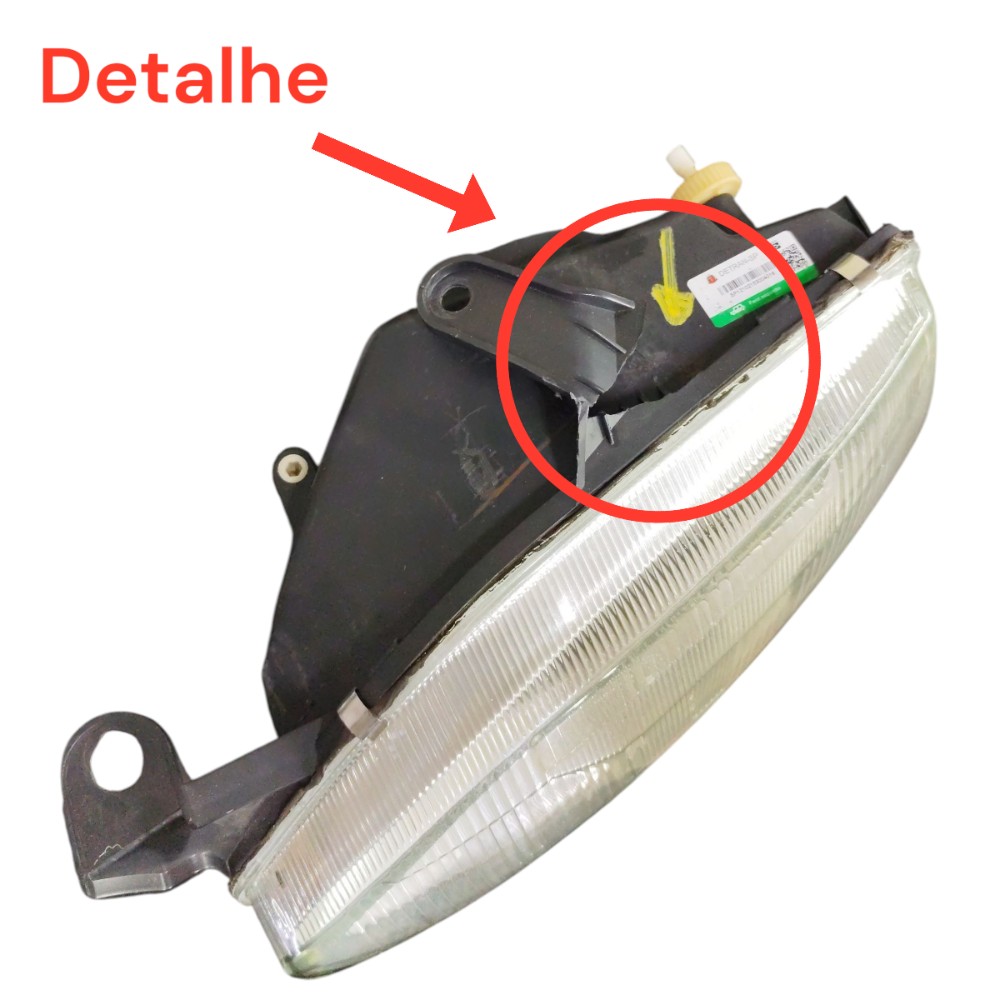 Farol Esquerdo Fiat Palio 1996 1997 1998 1999 Com Detalhe Esquerdo/motorista 2
