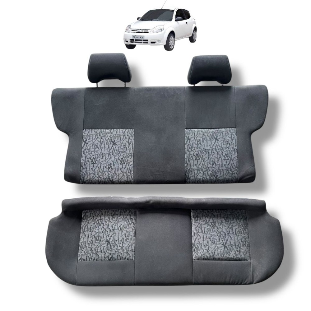 Par banco traseiro encosto assento Ford Ka 2008 09 10 11 12 1