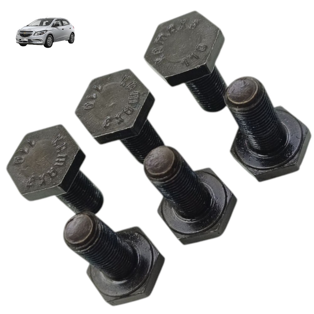 Jogo Parafuso Volante Motor Gm Onix Prisma 1.0 2013 Á 2019 Preto 1