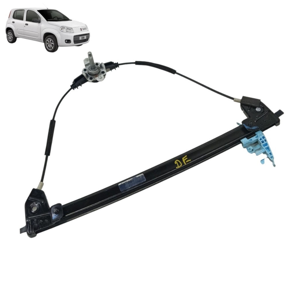 Máquina Vidro Manual Esquerda Fiat Uno Vivace 2013 2 Portas