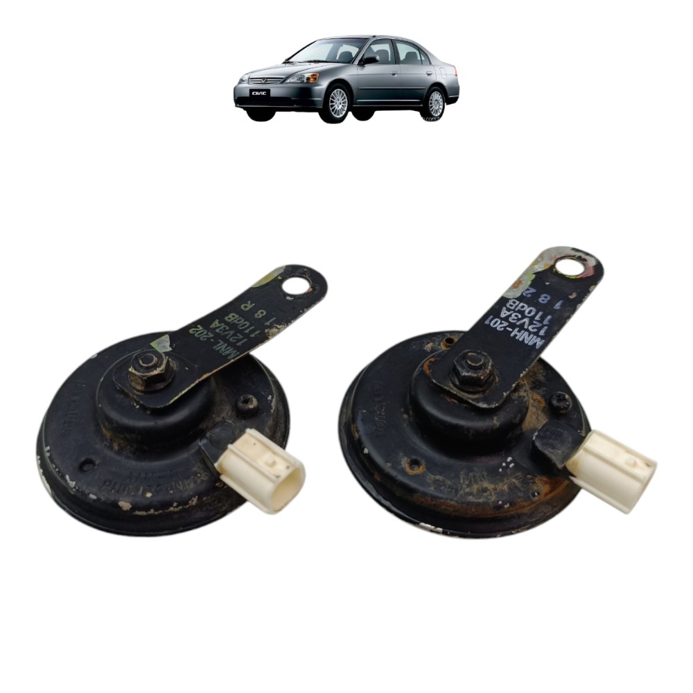 Par Buzina Honda Civic G7 2001 2002 2003 2004 2005 2006 1