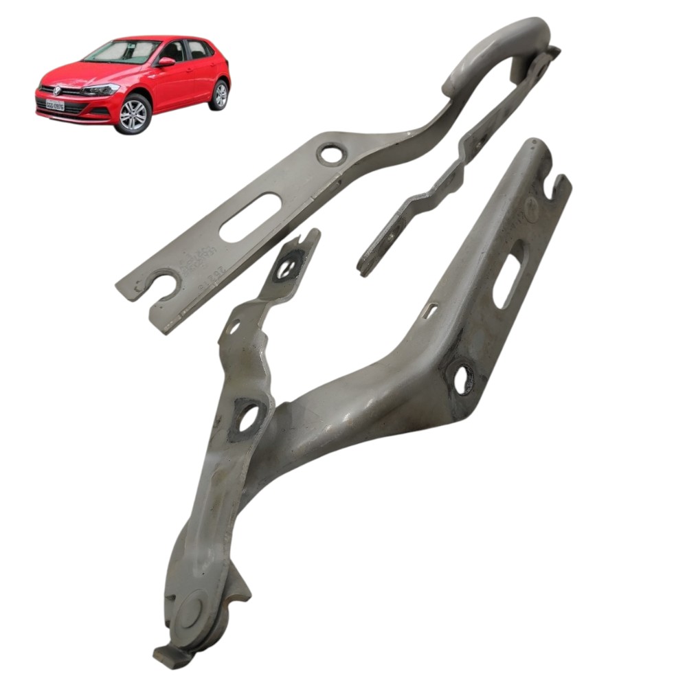 Par dobradiça capô VW Polo Virtus 2018 2019 2020 2021 1