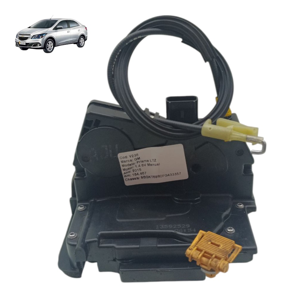 Fechadura Porta Traseira Direita Gm Prisma 2013 14 15 16 17 1