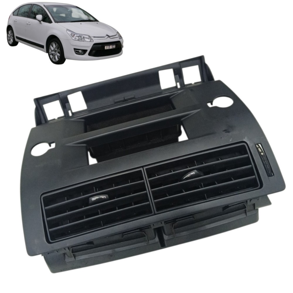 Moldura Central Difusor Ar Painel Citroen C4 2009 2010 2011