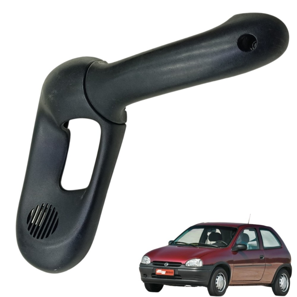 Puxador Porta Dianteira Direita Gm Corsa 1997 1998 1999 2001 Preto Dianteira
