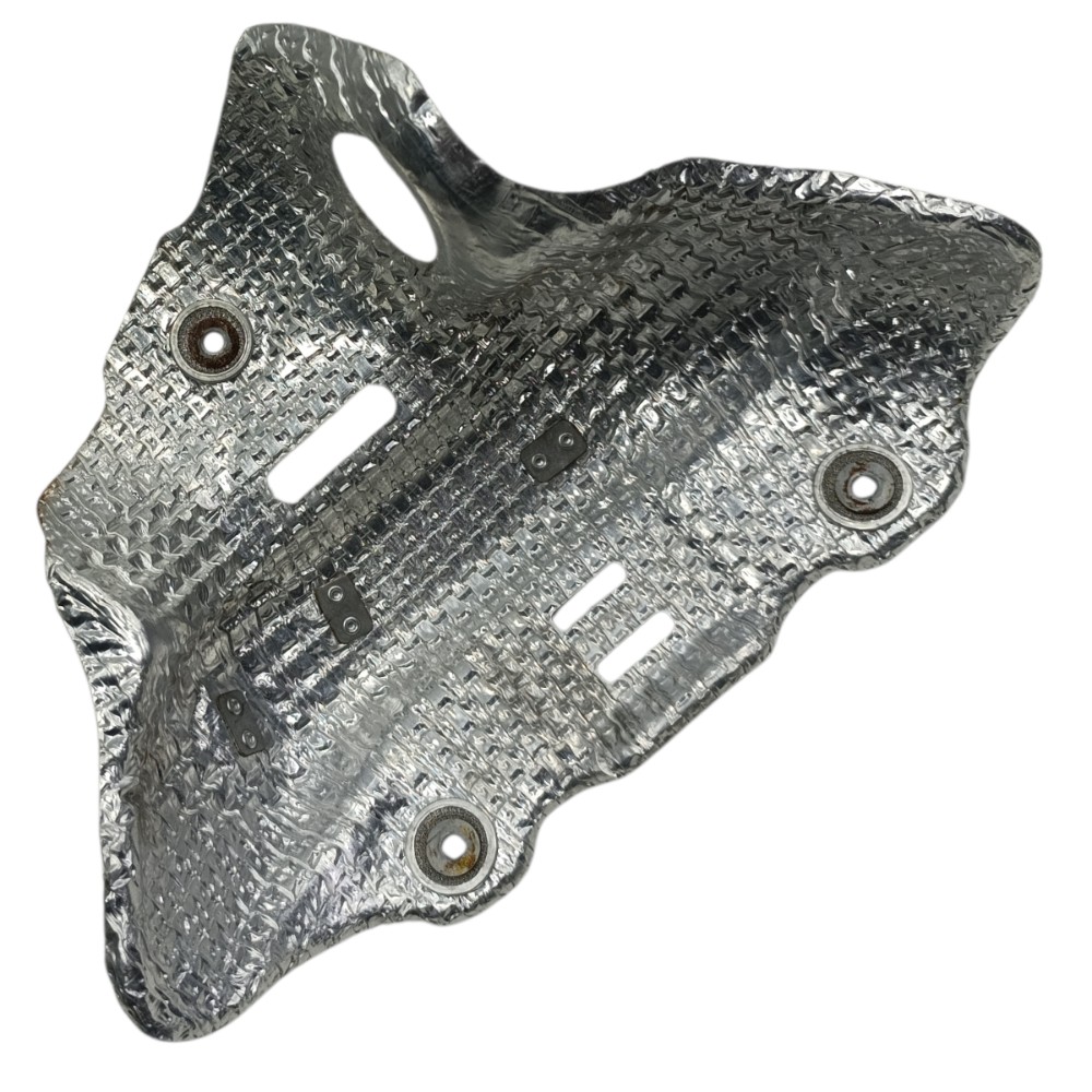 Defletor Protetor Coletor Escape Hyundai Hb20 1.6 2020 2021 Prateado 4