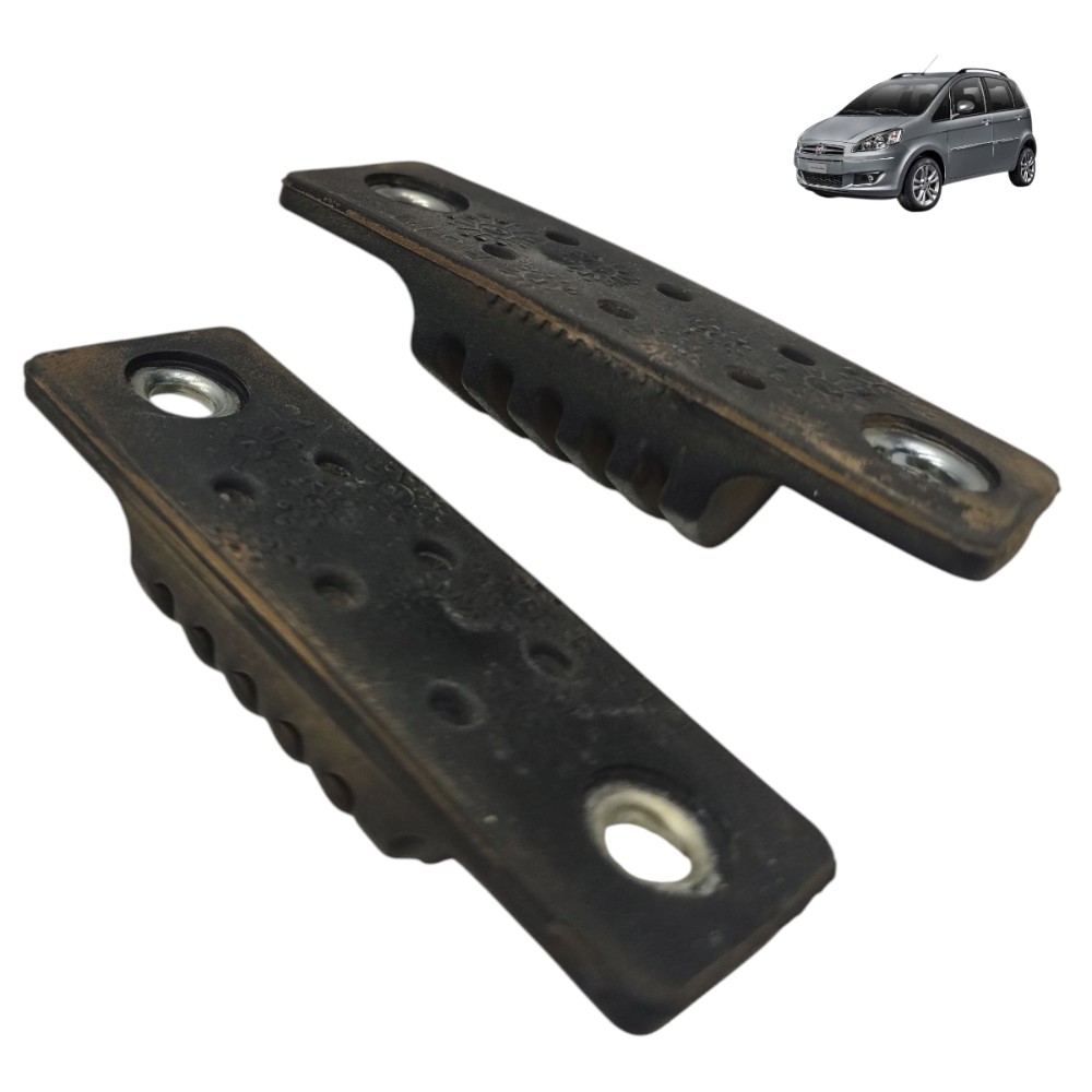 Par batente anti impacto tampa traseira Fiat Idea 2012 2013 1