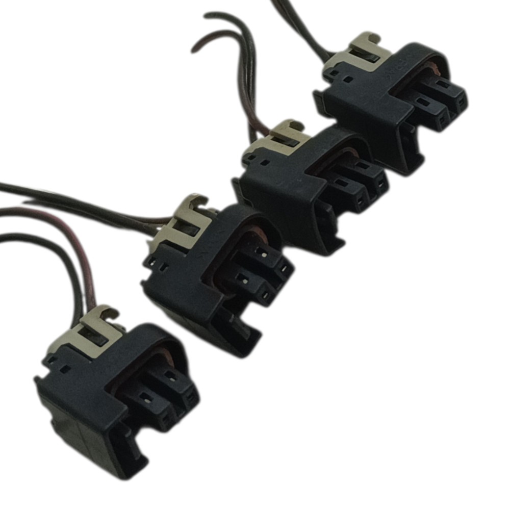 Jogo plug bico injetor GM Corsa 1.0 8V gasolina 2001 2000 99 2