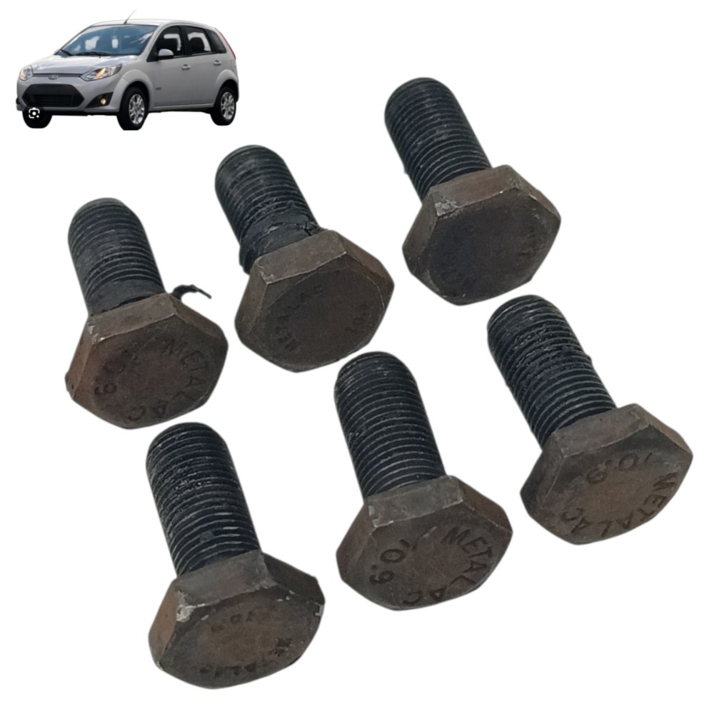 Jogo Parafuso Volante Motor Ford Fiesta 1.0 Zetec Rocam 2014