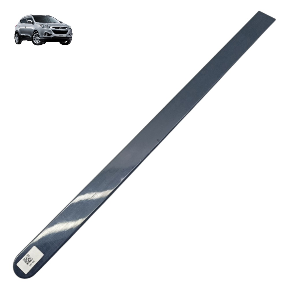 Aplique Friso Porta Dianteira Hyundai Ix35 2010 2011 2012 13 Preto 1