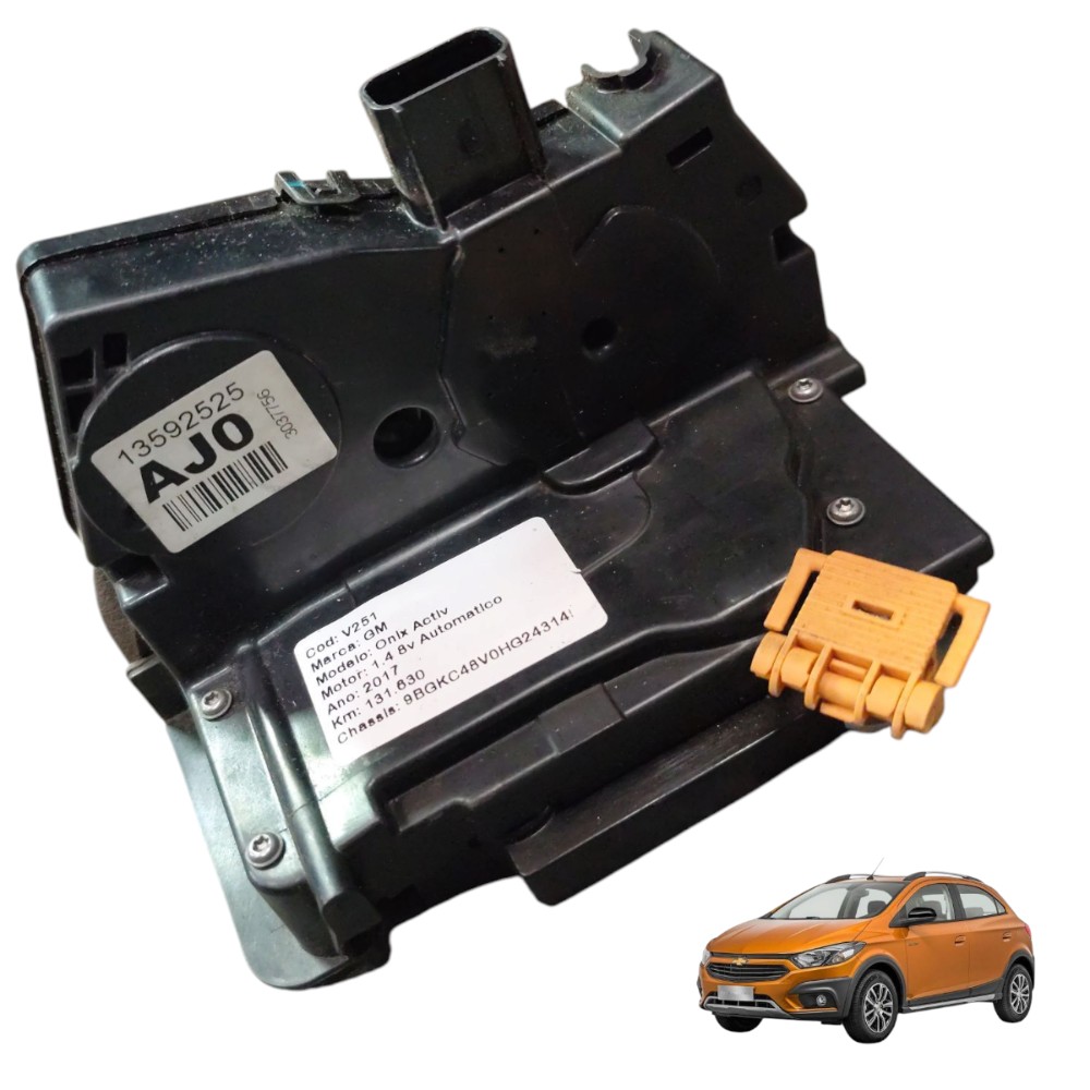 Fechadura Porta Dianteira Direita Gm Onix 2016 2017 2018 19 1