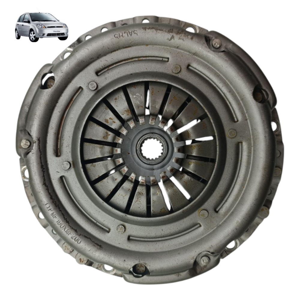 Embreagem Disco Platô Ford Fiesta 1.0 Zetec 2003 2004 2005 Prata 1