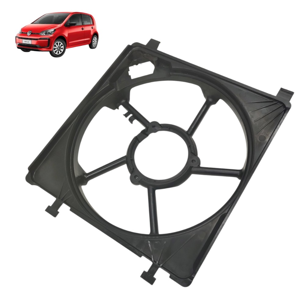 Defletor ventoinha radiador VW up 1.0 mpi 2016 2017 2018 1