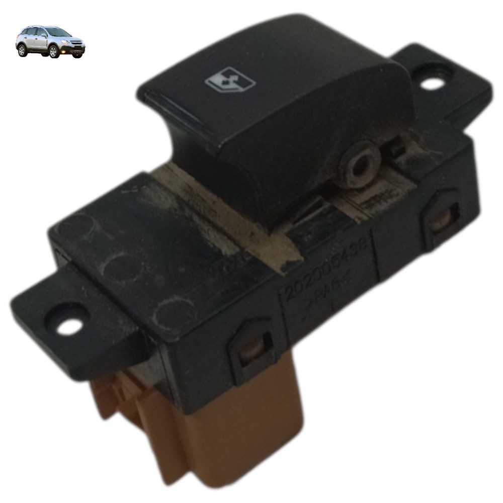 Botão Vidro Porta Gm Captiva 2008 2009 2010 2011 2012 1