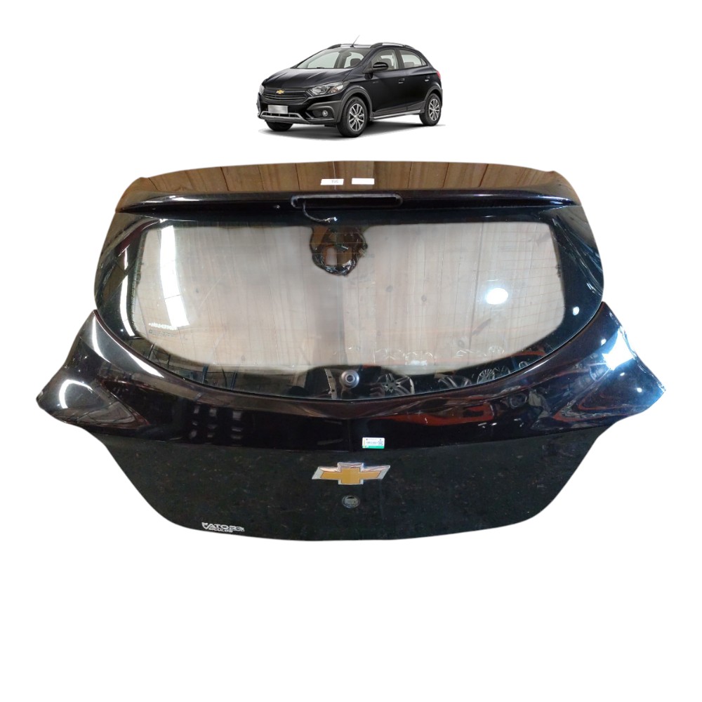 Tampa Traseira Porta Malas Gm Onix 2017 2018 2019 Zerada Preto 1