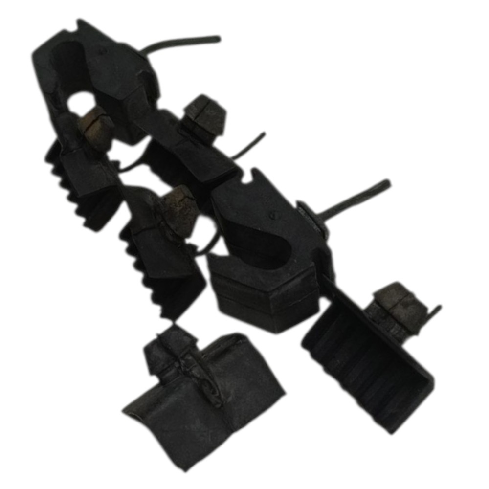 Kit borracha batente suporte bagagito fiat idea 2013 2014 15 3