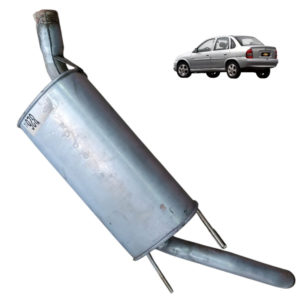 Silencioso Escapamento Gm Corsa Classic 2009 2008 2007 2006 1