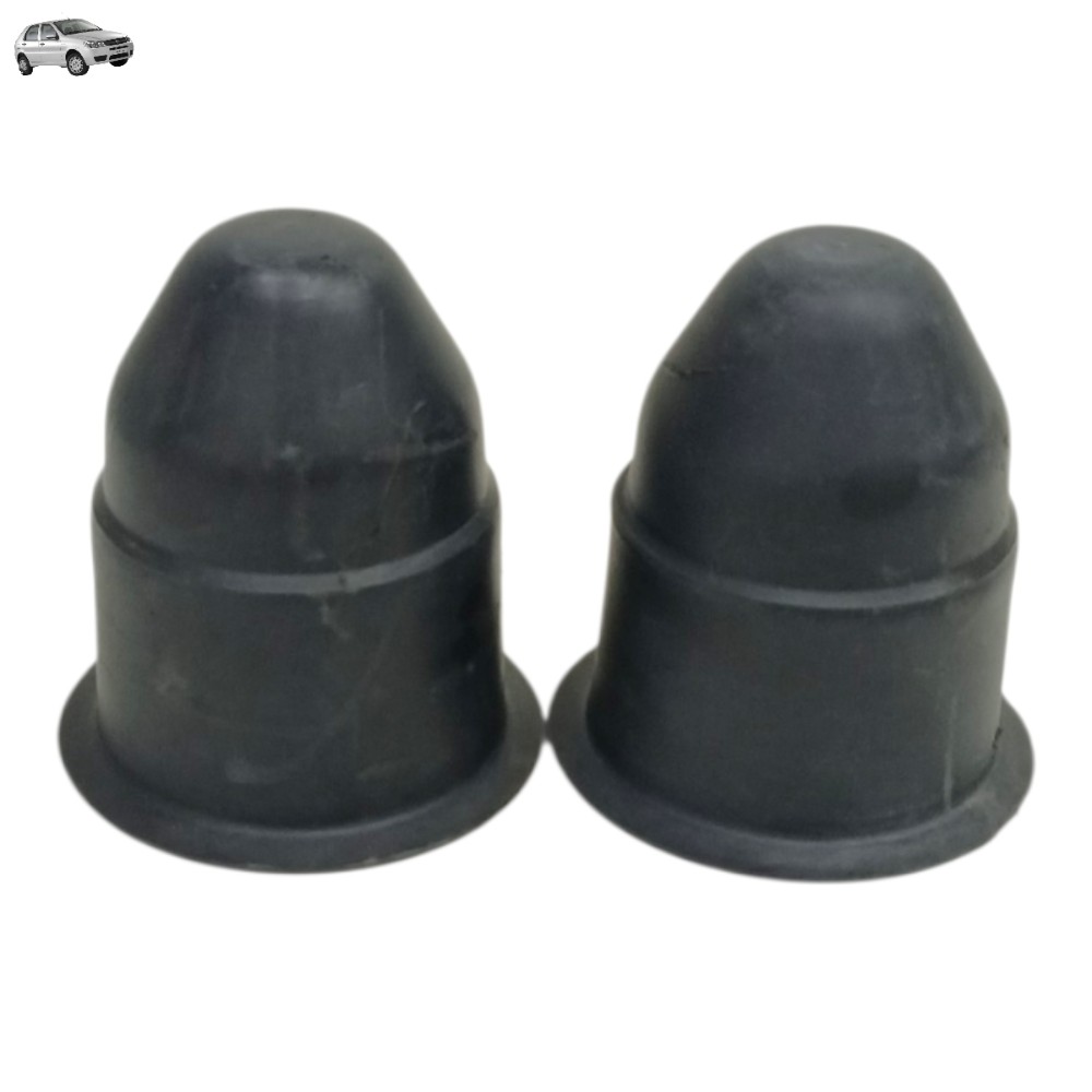 Par Tampa Copo Amortecedor Traseiro Fiat Palio Fire 2007 Preto