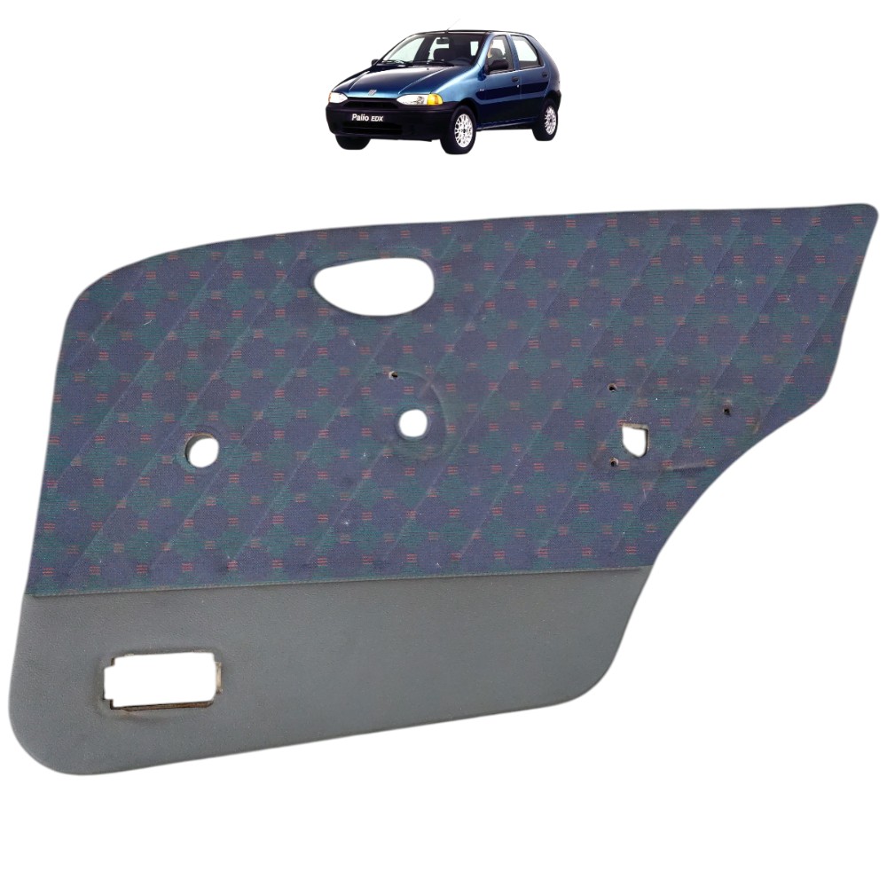 Forro Porta Traseira Direita Fiat Palio 1996 1997 1998 1999 Azul 1