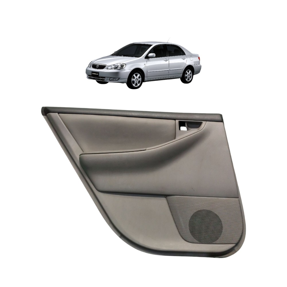 Forro Porta Traseira Esquerda Toyota Corolla 2003 Cor Cinza 1