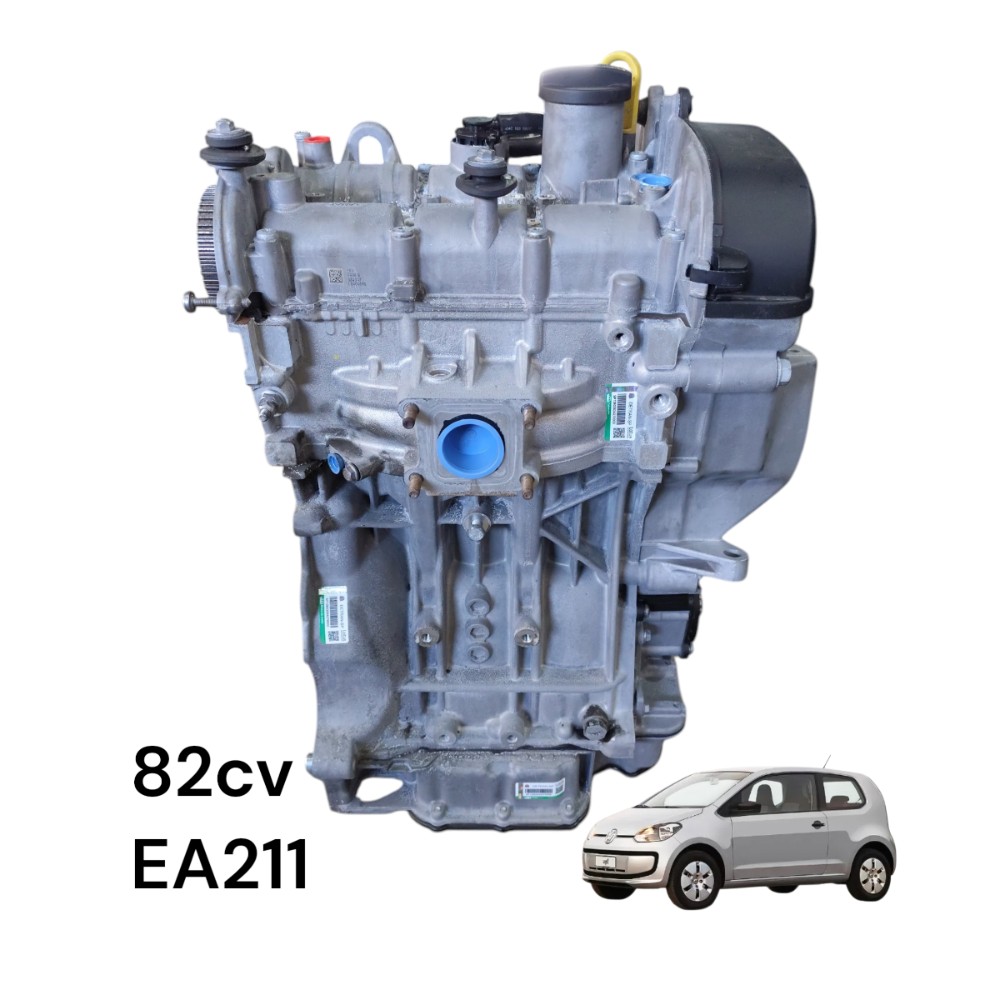 Motor parcial vw up gol fox voyage 1.0 3cc mpi  82cv c/ nota 1