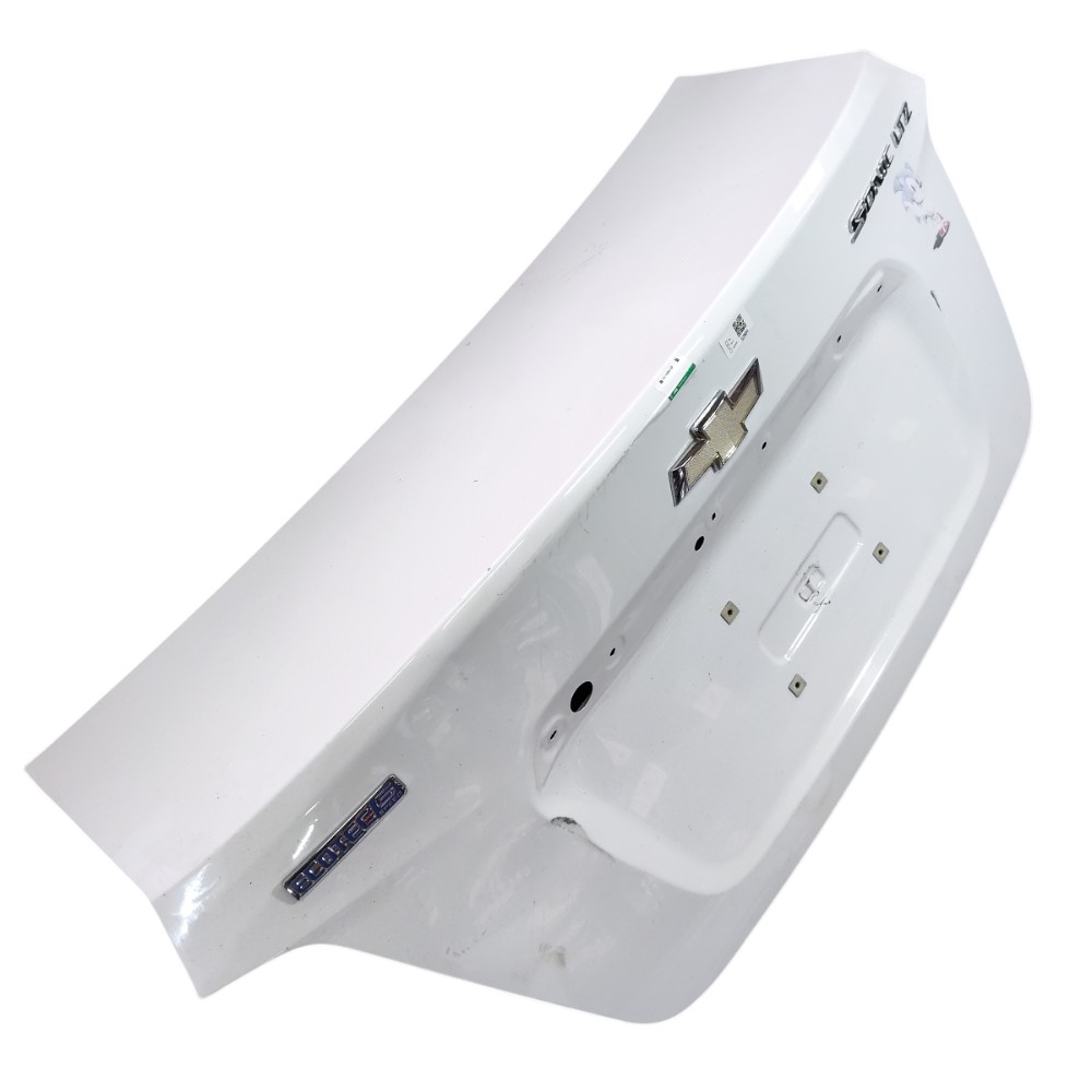 Tampa traseira GM Sonic Sedan 2012 2013 2014 Branco 2