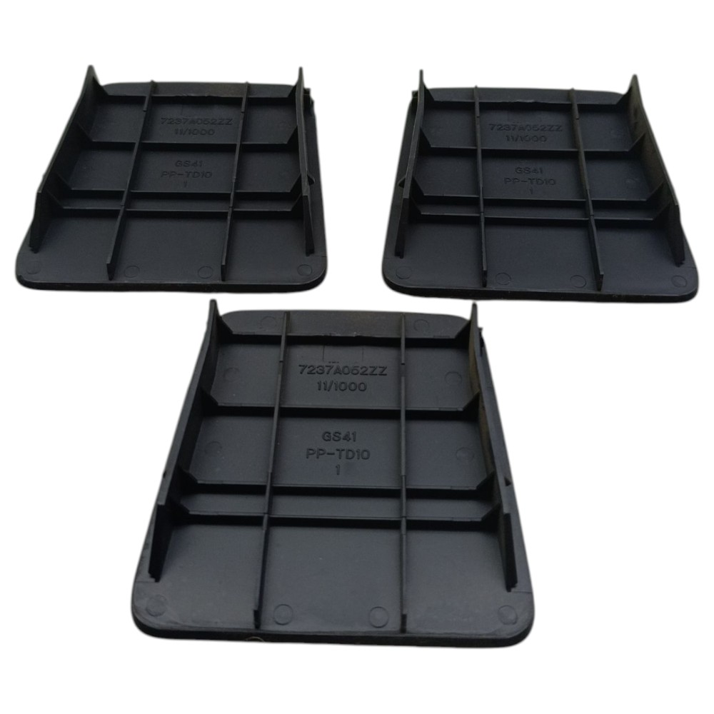 Jogo Acabamento Tampão Porta Malas Mitsubishi Lancer 2014 15 Preto 4
