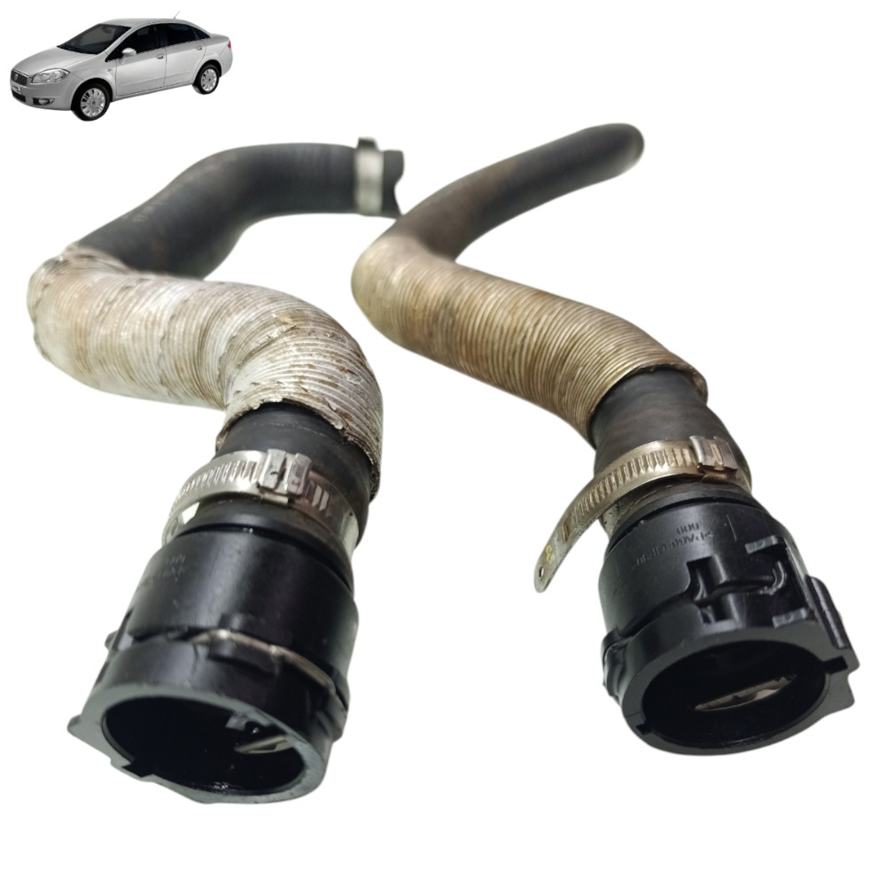 Par Mangueira Ar Quente Fiat Linea 1.8 Etorq 2009 2010.2011 1