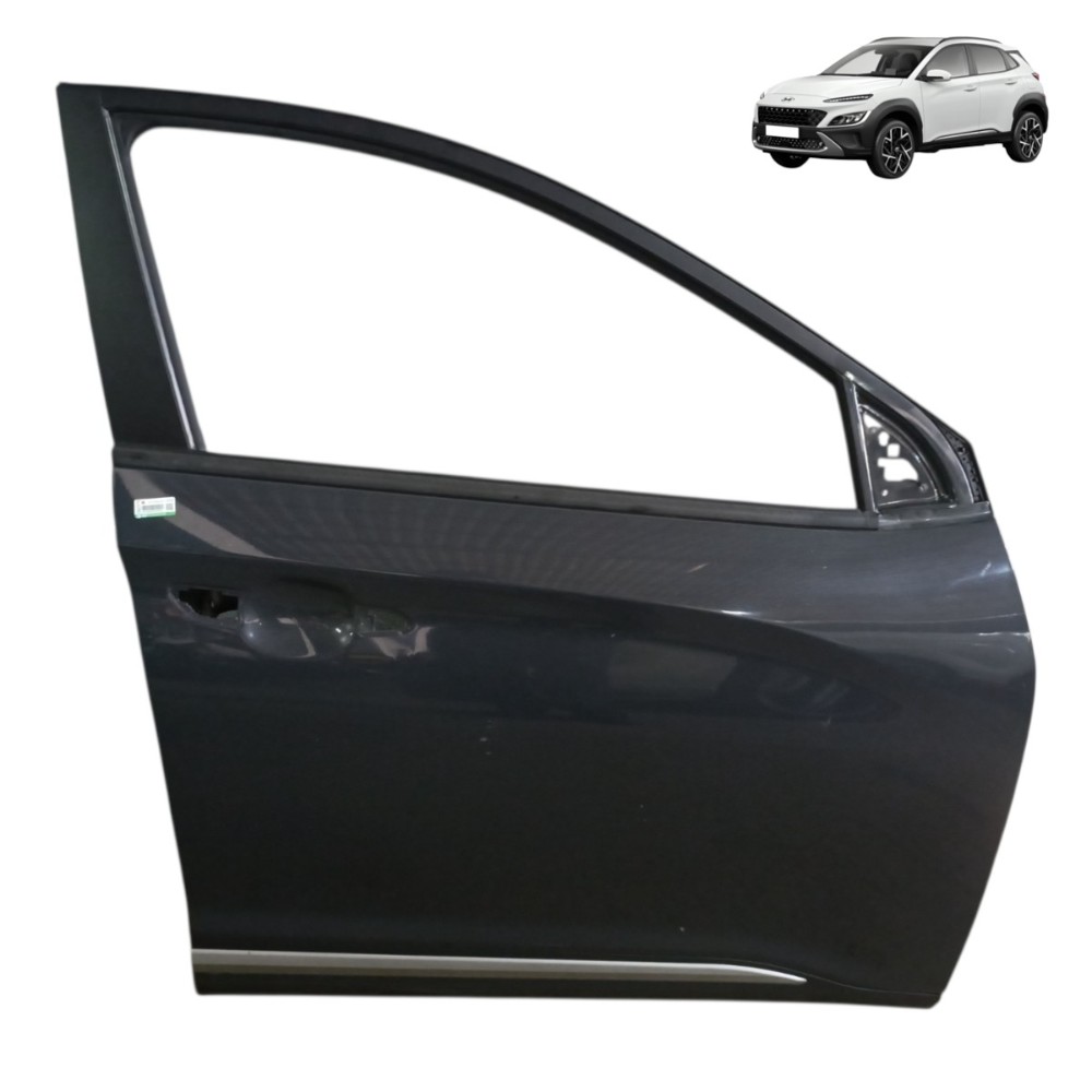 Porta Dianteira Direita Hyundai Kona 2023 2024 Dianteira Direita Cinza