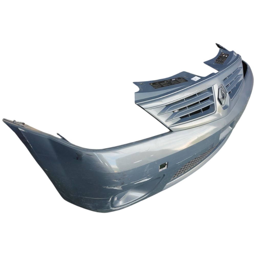 Parachoque Dianteiro Renault Logan 2007 2008 2009 C/ Detalhe Cinza 4