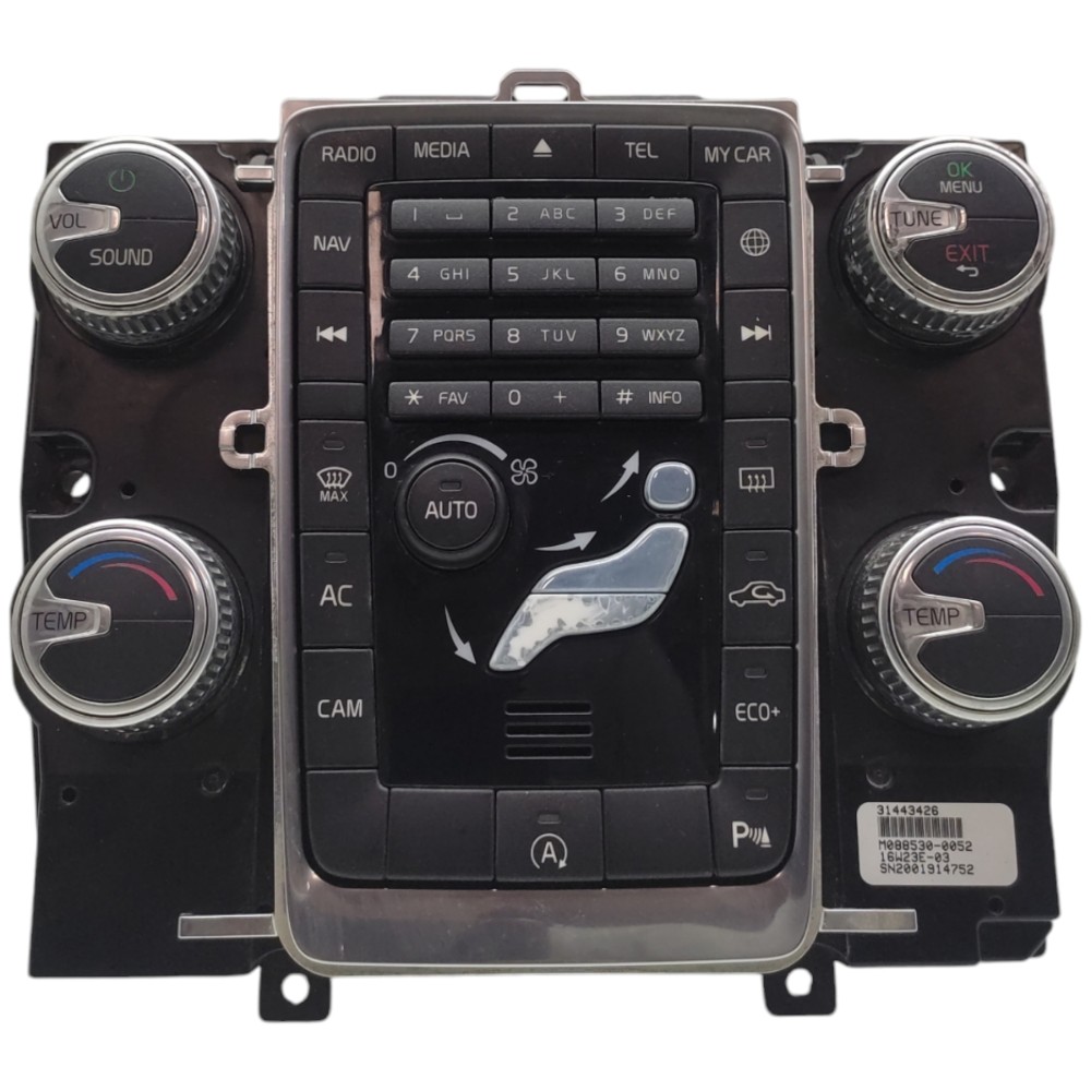 Comando Ar Condicionado Volvo Xc60 T5 2014 2015 2016 2017 1