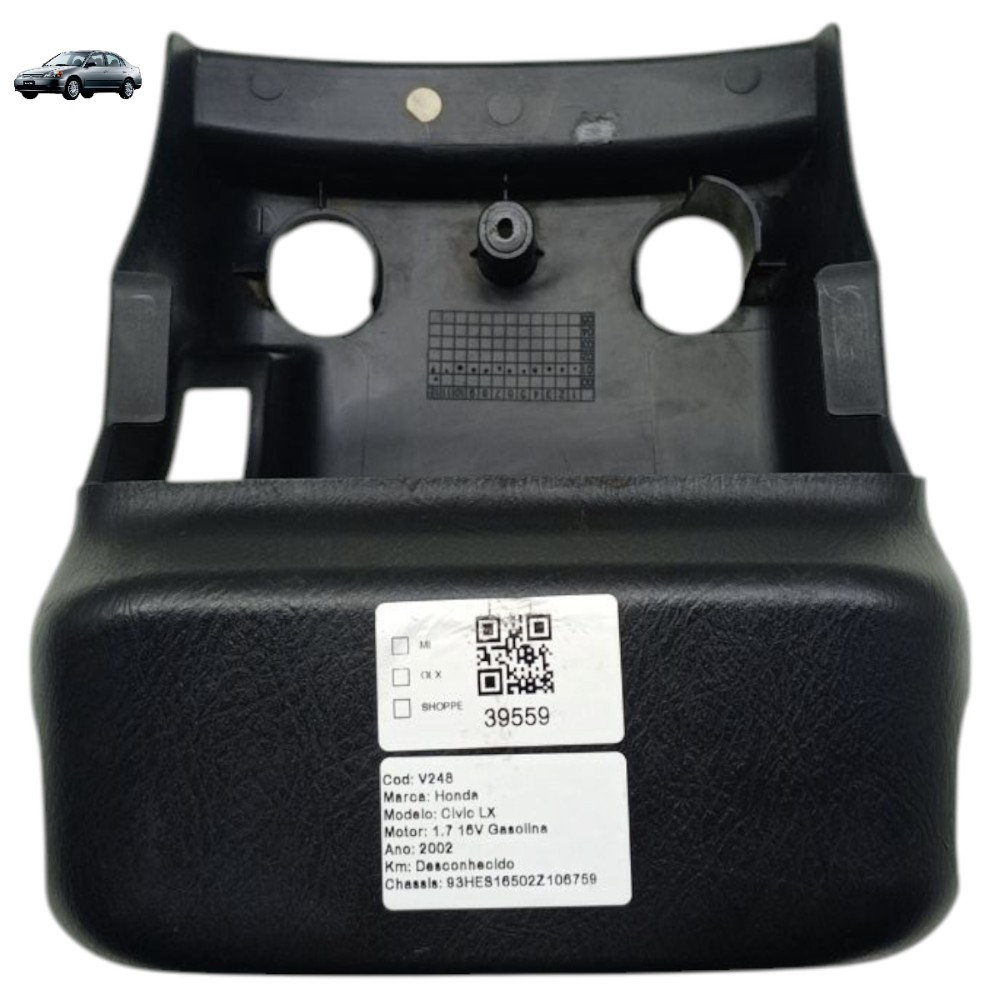 Par Acabamento Coluna Direção Honda Civic G7 2001 2002 2003 1