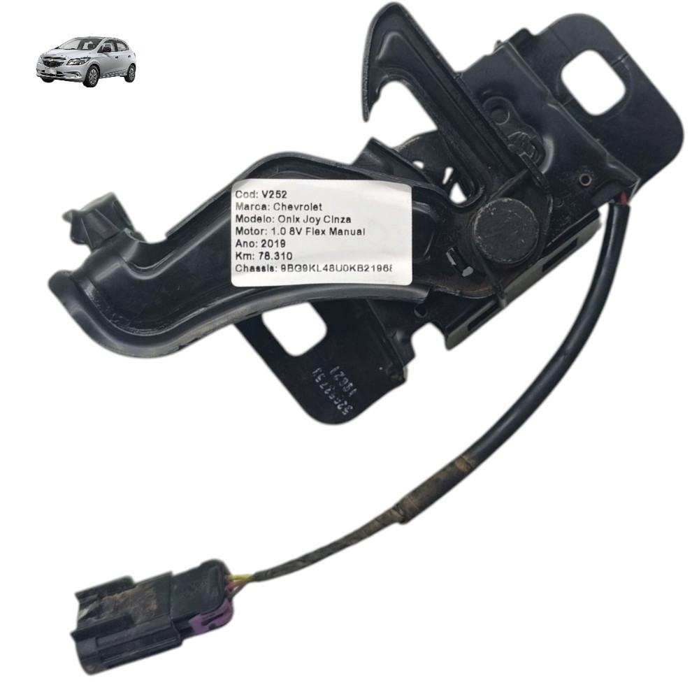 Fechadura Elétrica Capô Gm Onix Prisma 2013 2014 2015 Á 2019 1