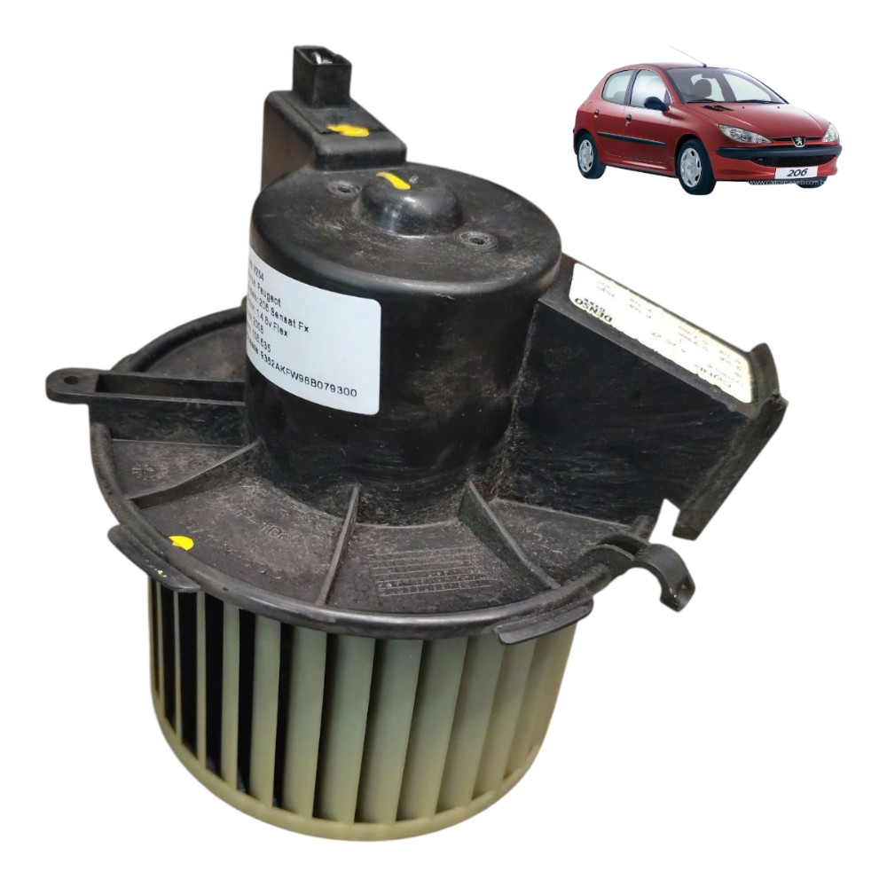 Motor Ventoinha Caixa Ar Interna Peugeot 206 207 2008 2009 12 1