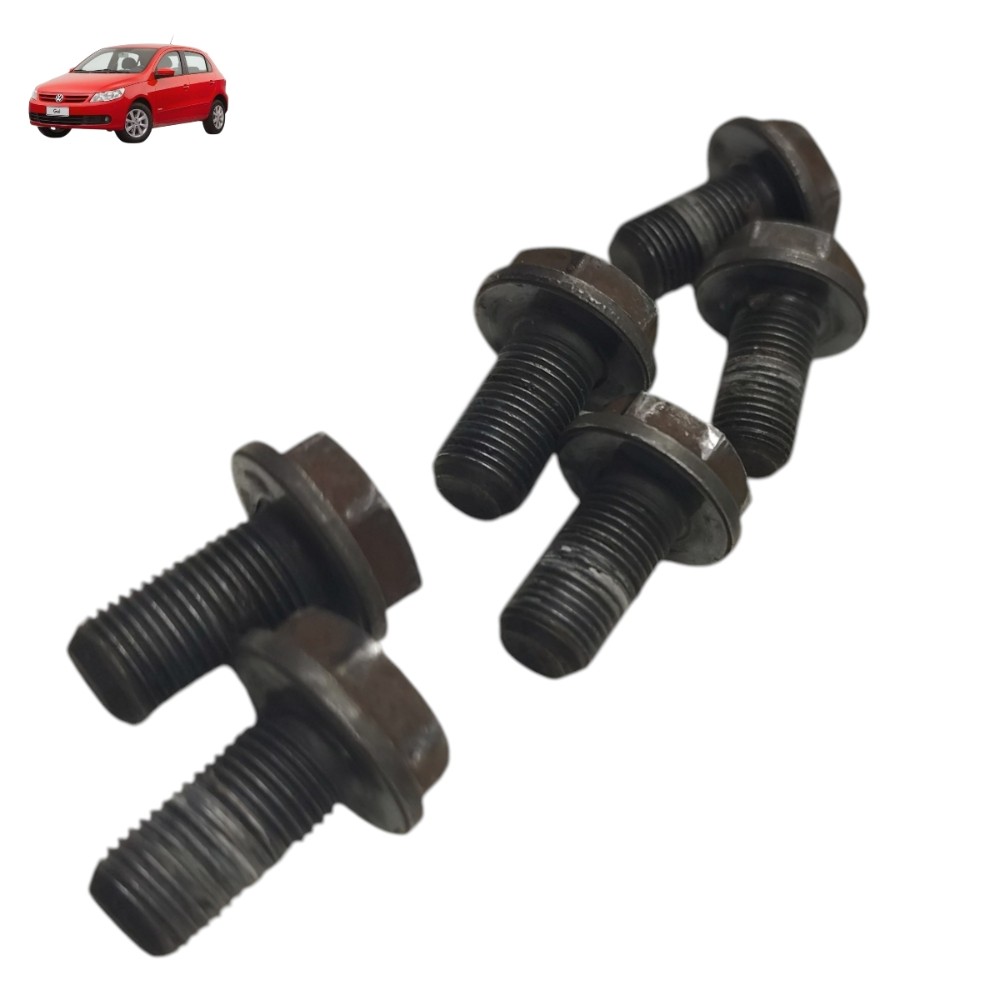 Jogo Parafuso Volante Motor Vw Gol G5 1.0 2009 2010 2011 2012