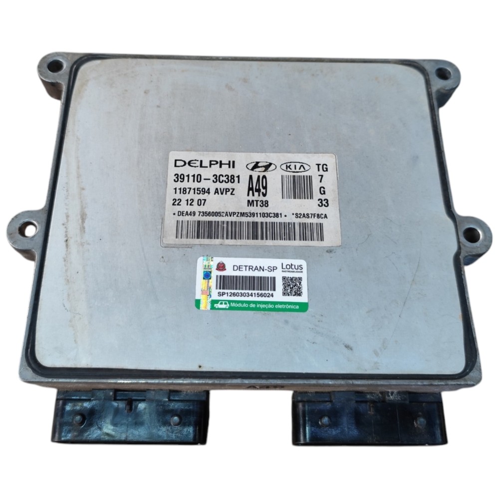 Kit Code Módulo Injeção Hyundai Azera 3.3 V6 2007 2008 5