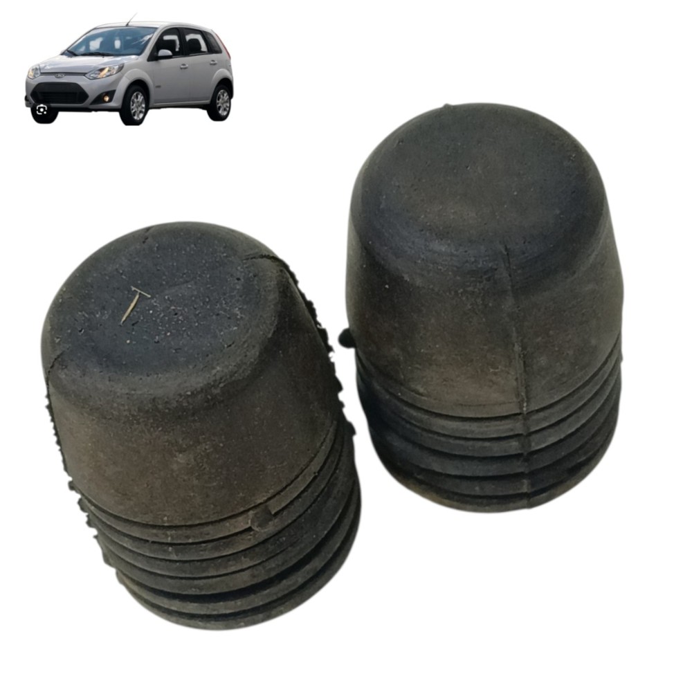 Par batente borracha tampa traseira ford fiesta 2013 2014